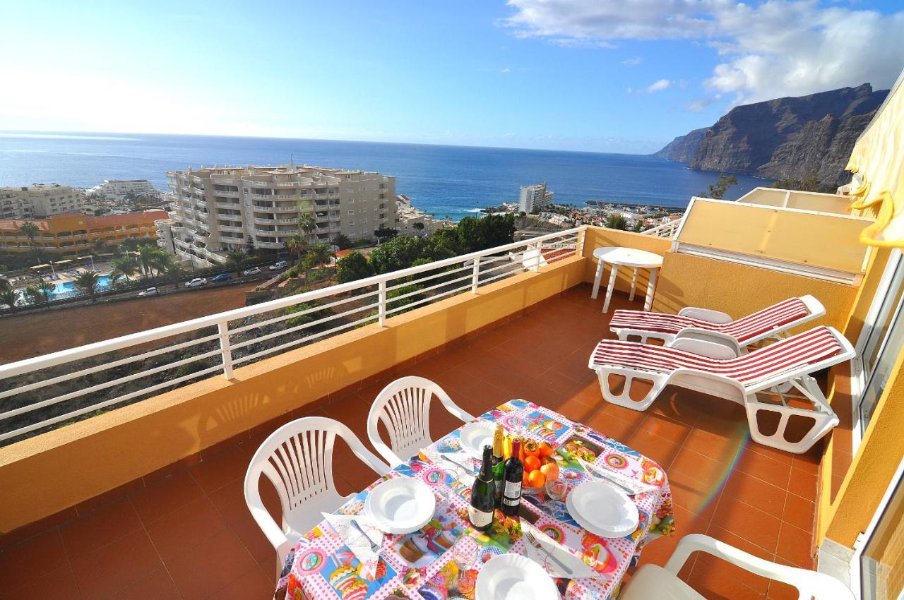 Los Gigantes, Eva, Panoramic Ocean View! Puerto de Santiago  Kültér fotó